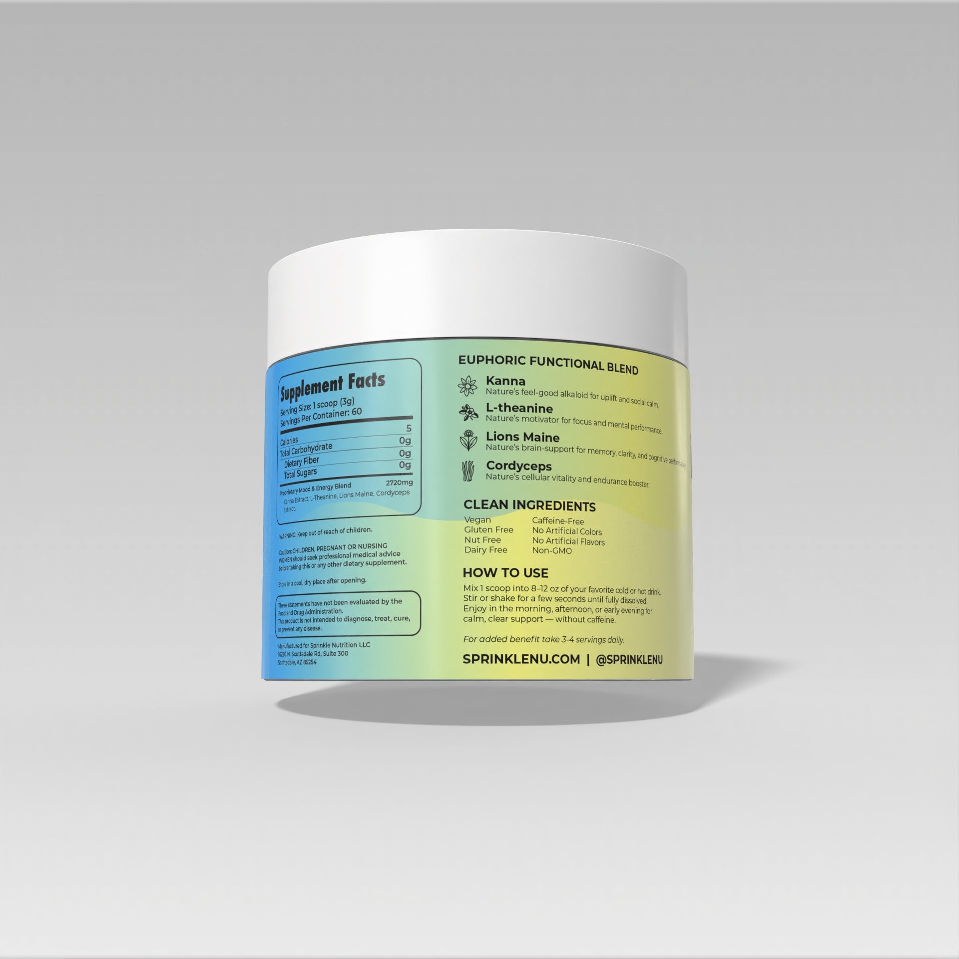 Mood Functional Drink Mix — Feel-Good Energy