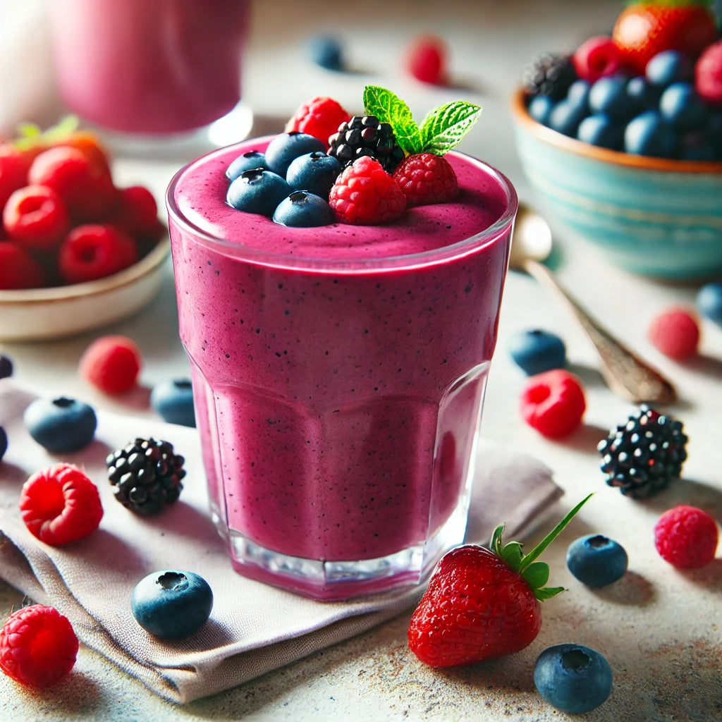 Sprinkle Berry Bliss Smoothie for a Calm Start to Your Day