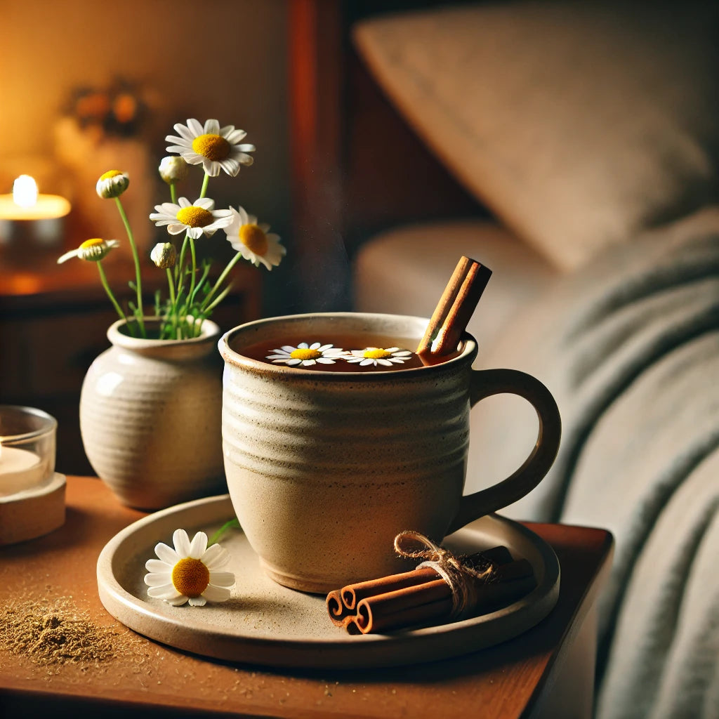 Sprinkle Chamomile Dream Tea for a Restful Night