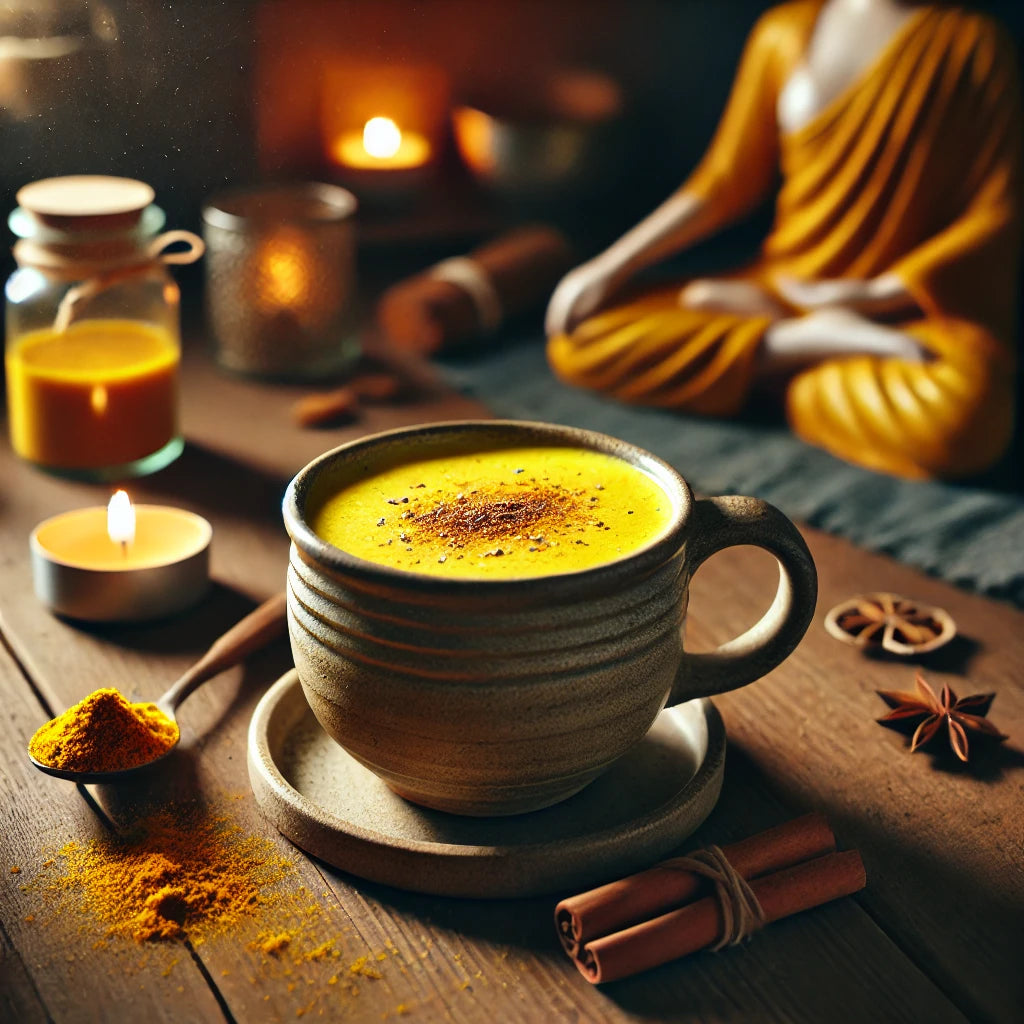 Sprinkle Golden Milk Elixir for Post-Yoga Relaxation