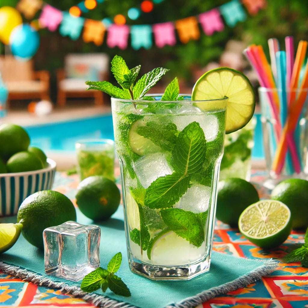 Sprinkle Mojito Mocktail for Game Day Fun