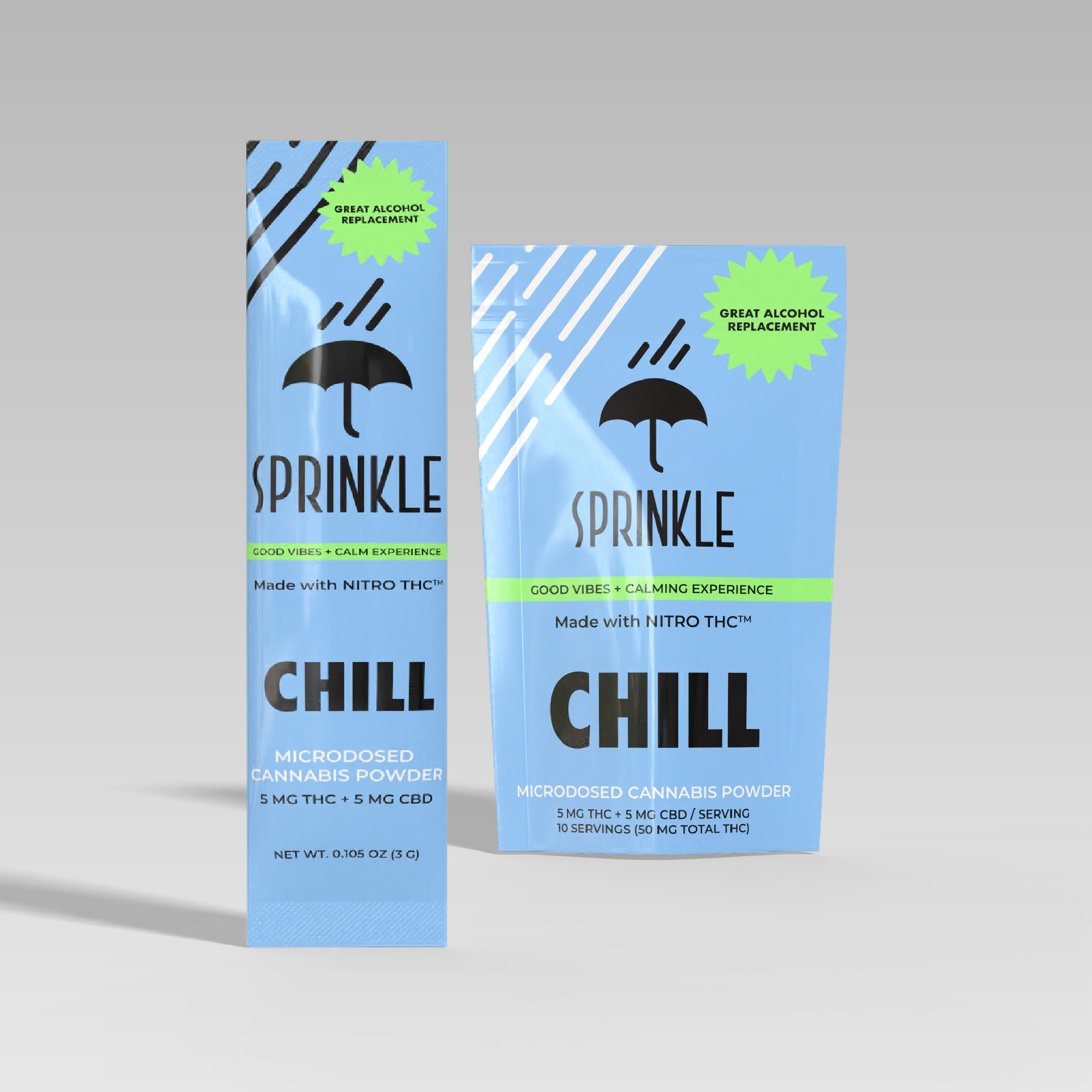 CHILL - THC + CBD Drink Mix 5mg [50mg THC 10pk]
