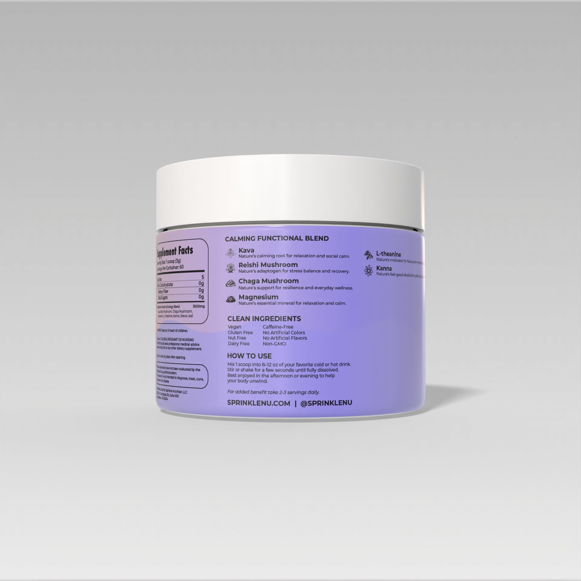 CHILL BOOST Adaptogens Jar