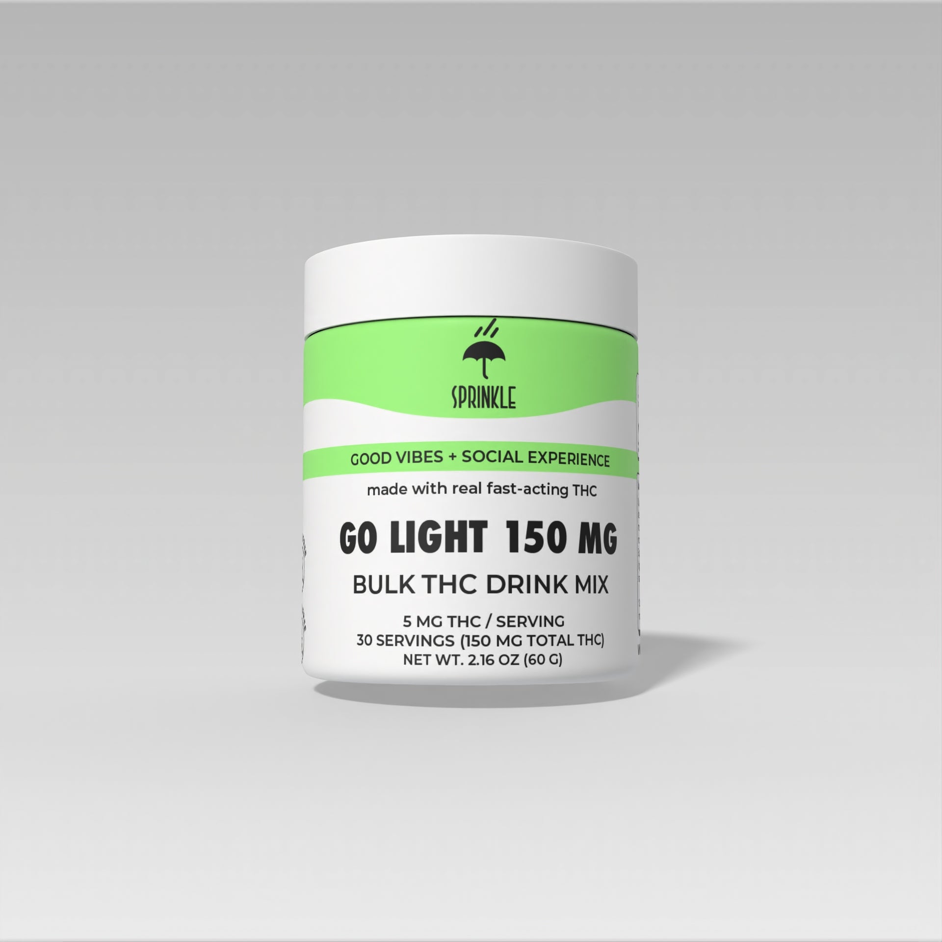 GO LIGHT - BULK THC Drink Mix [5mg serving]